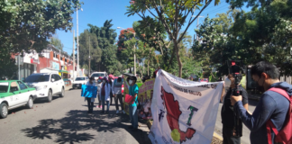 Protestan Sindicatos de Salud en la Junta Local