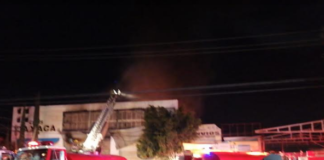 Se incendia bodega de pinturas en Oaxaca, solo daños materiales