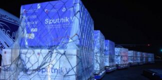 Llegan a México 6.4 millones de vacunas contra el COVID de Sputnik V