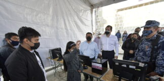 Realizan sorteo del Servicio Militar Nacional en Plaza de la Danza