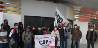 Protesta CDP en accesos de Ciudad Administrativa