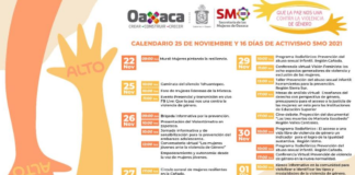 SMO invita a ser parte del #25N y los #16Días de activismo