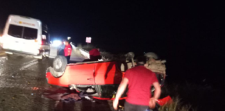 Un muerto y dos heridos deja accidente vial en Jalietza