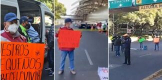 Padres de niños con cáncer bloquean Terminal 1 del AICM