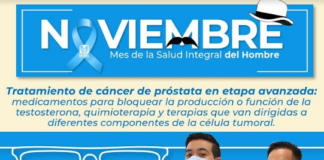 Pide IMSS a hombres adoptar cultura del autocuidado para evitar cáncer de próstata
