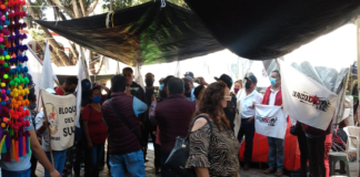 UACOL exige justicia por desalojo de ambulantes en zócalo