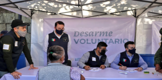 Instalan módulo de desarme voluntario en la ciudad de Oaxaca