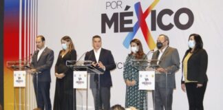 PAN, PRI y PRD irán juntos en 4 de 6 estados en elecciones de 2022