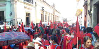 Marcha MULT para exigir atención a sus demandas