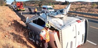 Vuelca Urban en Nochixtlán, varios lesionados