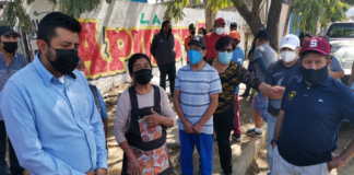 Vecinos protestan en rechazo a gasolinera en Mexicapan