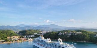 Realizan los SSO acciones de vigilancia sanitaria, tras arribo de cruceros a Bahías de Huatulco