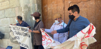 Ex trabajadores del MACO exigen pago de adeudos