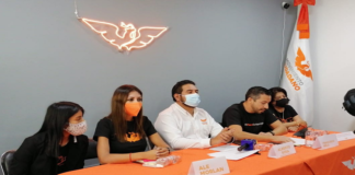 Francisco Melo y Alejandra Morlán, precandidatos de MC a la gubernatura de Oaxaca