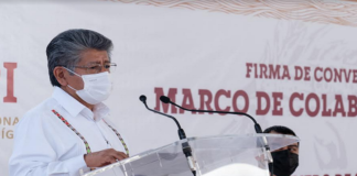 Firma Martínez Neri convenio con INPI a favor de los Pueblos Indígenas