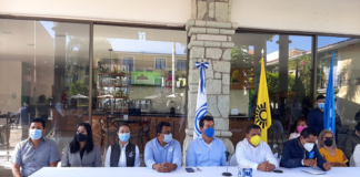 PAN-PRD y Nueva Alianza anuncian candidatura común para la gubernatura de Oaxaca