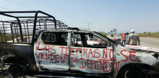 Pobladores de San Blas Atempa incendian patrulla