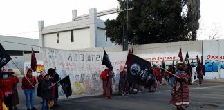 Mujeres oaxaqueñas se hacen presentes; marchan y protestan en el Día Internacional de la Mujer