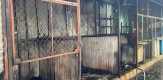 Se incendia mercado en Juchitán