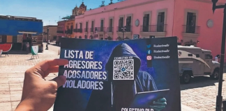 Con códigos QR, colectivo exhibe violencia de vendedores de “packs” de mujeres oaxaqueñas