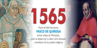 EfeméridesRIO: Muere el fraile franciscano, Vasco de Quiroga