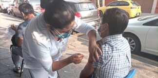 Instala IMSS módulo de vacunación contra COVID-19 en Barrio de Jalatlaco