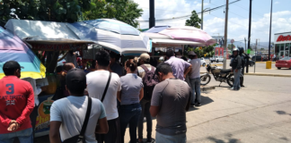 Colonos exigen desalojo de comerciantes en Trinidad de las Huertas