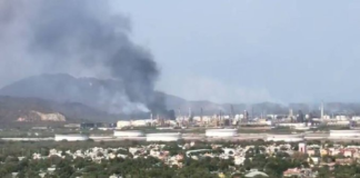 Se reaviva incendio en refinería de Salina Cruz