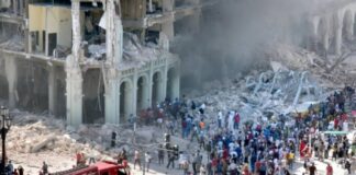 Confirma Ministerio de Salud de Cuba 26 muertos tras explosión en hotel