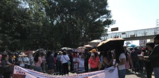 Marcha Sección 22 por el Día del Maestro