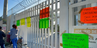 Empleados paran labores en oficinas de Bienestar Oaxaca