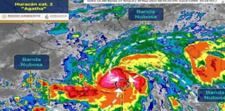 Este lunes, “Agatha” podría tocar tierras oaxaqueñas en categoría 3