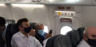 Despega con retraso vuelo de AMLO a Nuevo León