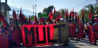 Con bloqueo, MULT exige justicia para militante asesinado