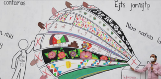 Promueve IEEPCO participación ciudadana con la creación de murales urbanos