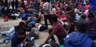 Grupo armado desata balacera cerca de un punto de vacunación en Puebla