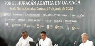 Destinará Gobierno más de 6 mil MDP para reconstrucción de las zonas afectadas por Ágatha