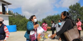 Municipio de Oaxaca de Juárez, entrega 673 despensas para afectados por “Agatha”