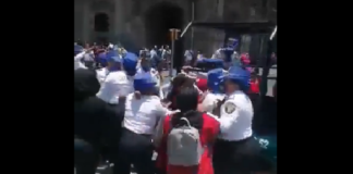 Triquis denuncian agresión de granaderos en CDMX