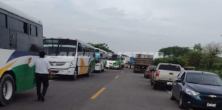 Por segundo día, cierran carretera Transístmica en el Istmo