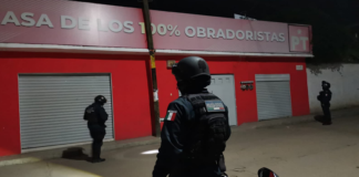 Balean oficina del PT en Santa Lucía del Camino