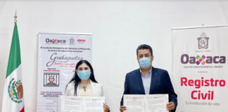 Suscriben IOAM y Registro Civil convenio de colaboración