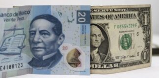 Sigue el peso al alza; se vende en $19.50 por dólar