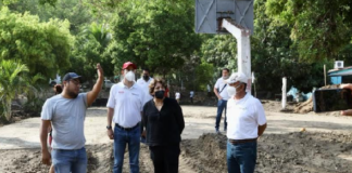 Continúan SEP y el IEEPO recorrido en la Costa revisando daños en escuelas