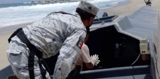 Hallan submarino en costas de Oaxaca