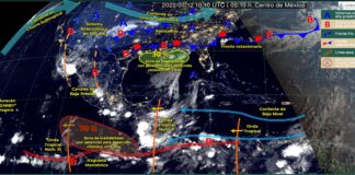 Prevalecerán lluvias de corta duración en el estado por desplazamiento de la Onda Tropical 11