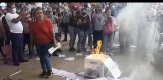 Disturbios en elección de Morena en el Istmo