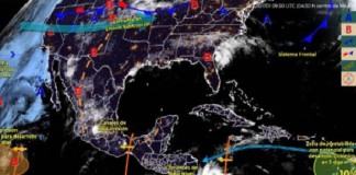 Onda Tropical 8 ocasionará lluvias ligeras en territorio oaxaqueño