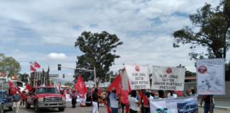 Marcha Frente Popular “14 de junio”, pide atención a sus demandas