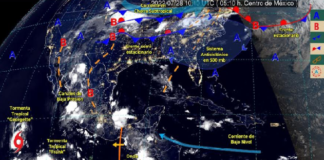 Tren de ondas tropicales provocarán lluvias y tormentas eléctricas en algunos puntos del estado